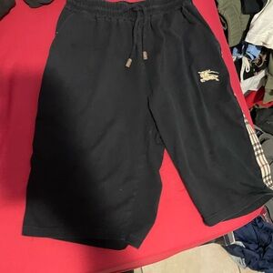 Black Men's Burberry Shorts